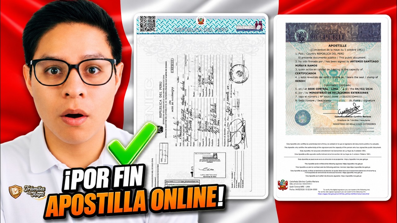 Cómo Apostillar tu Partida de Nacimiento del Perú (2026)