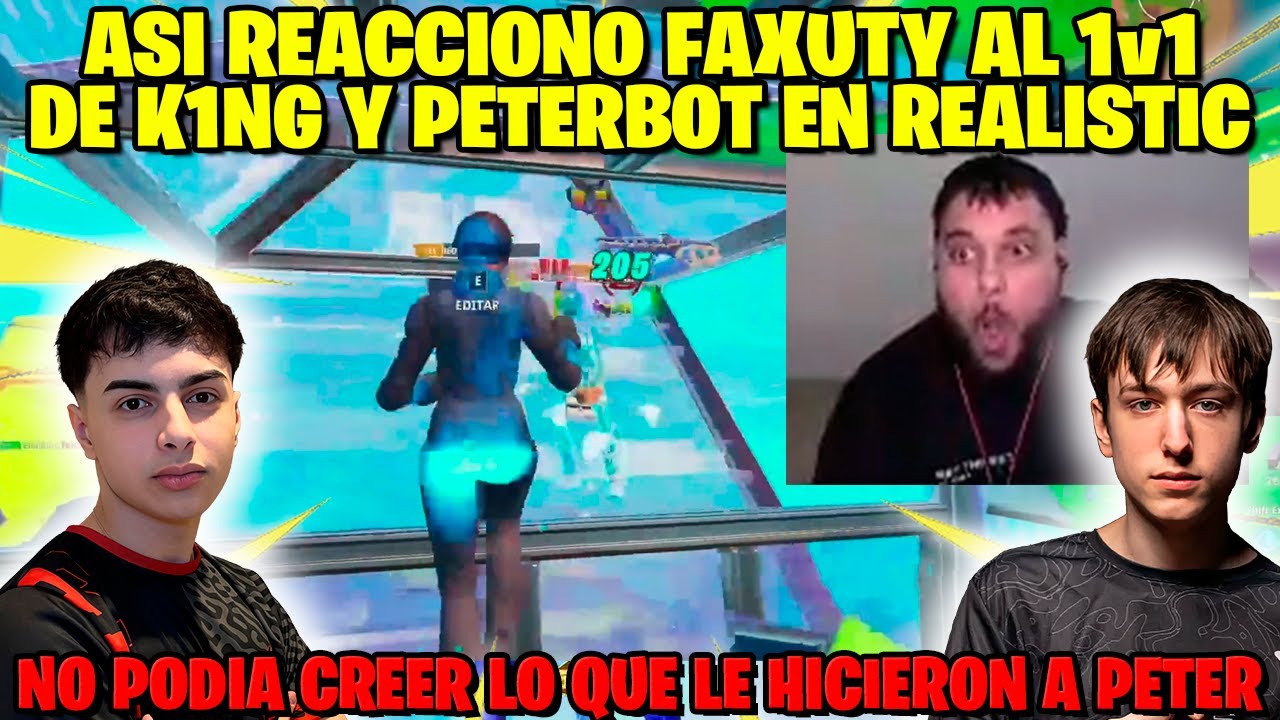 ВОТ КАК FAXUTY ОТРЕАГИРОВАЛ НА ПОЕДИНОК МЕЖДУ K1NG И PETERBOT В РЕАЛИСТИЧНОМ КРЕАТИВЕ