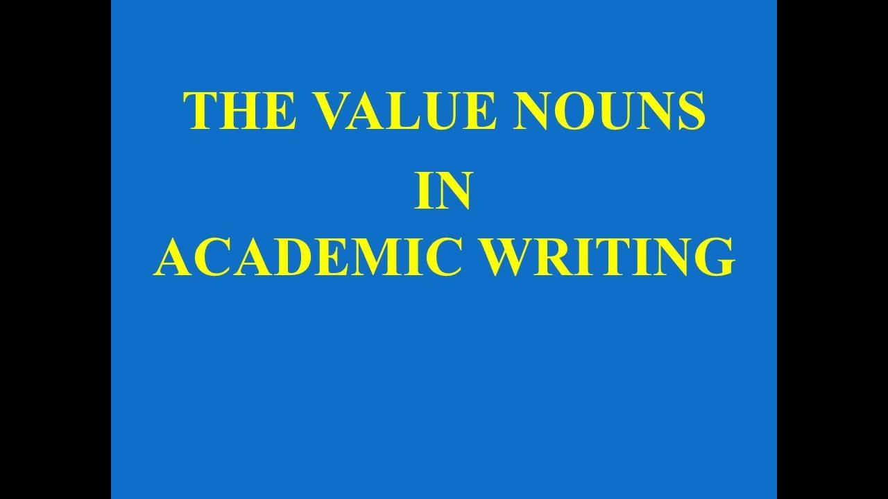 The Noun in Academic Writing | Structure, Types, and Scholarly Usage