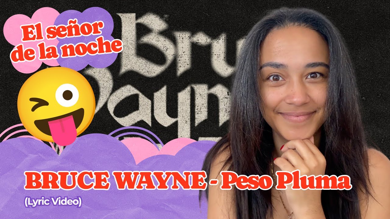 Peso Pluma - BRUCE WAYNE (Lyric Video) ▷ Reacción !!!