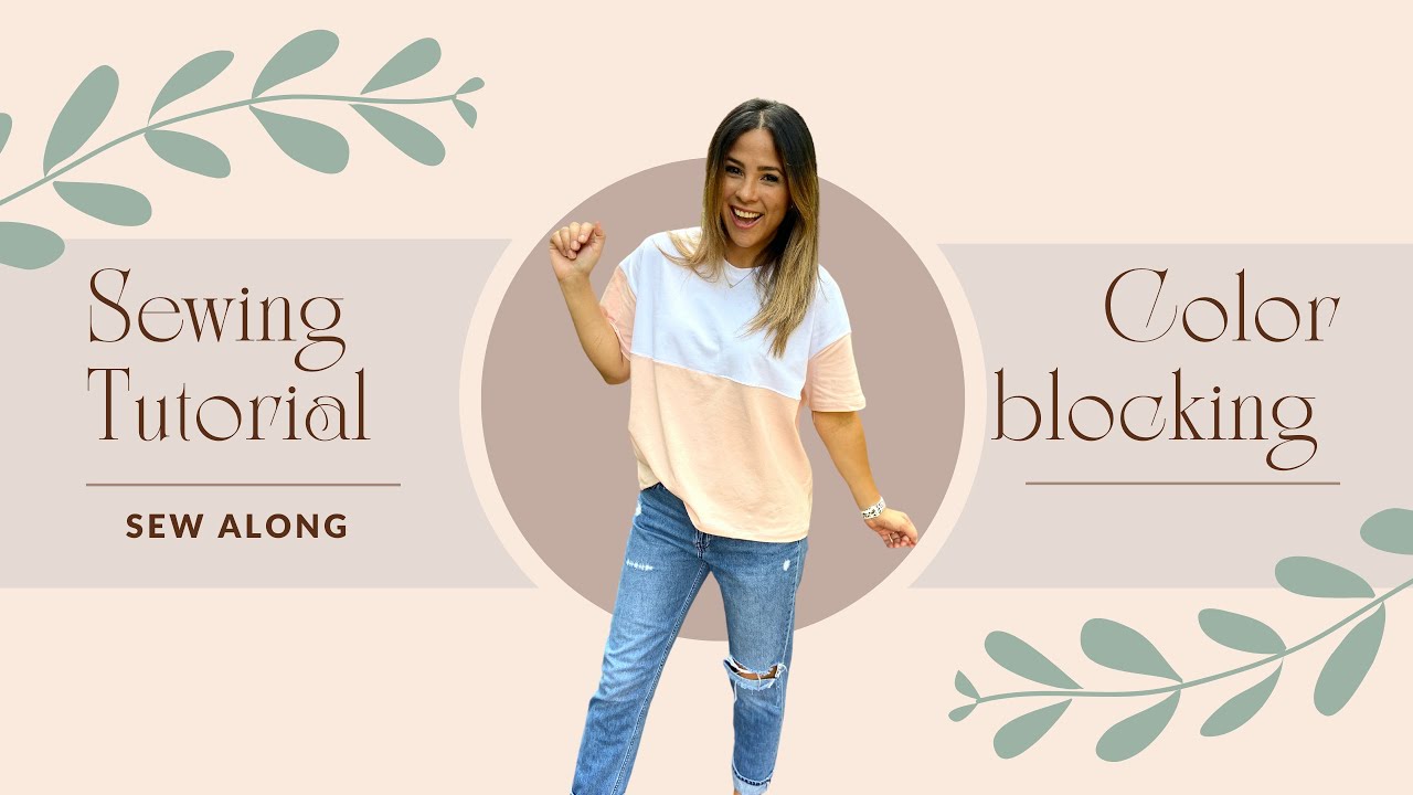 Sewing Up An EASY Color Blocked Top!