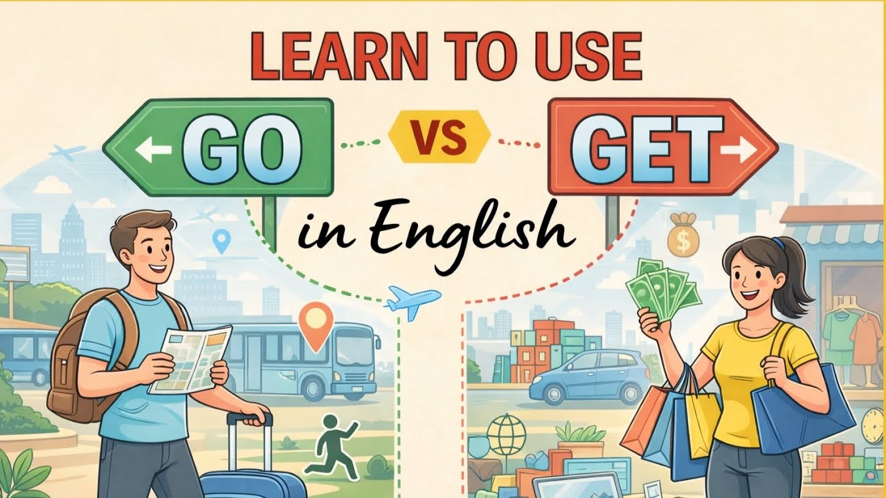 Когда говорить «GO» и «GET» | Реальные примеры из английского языка.
