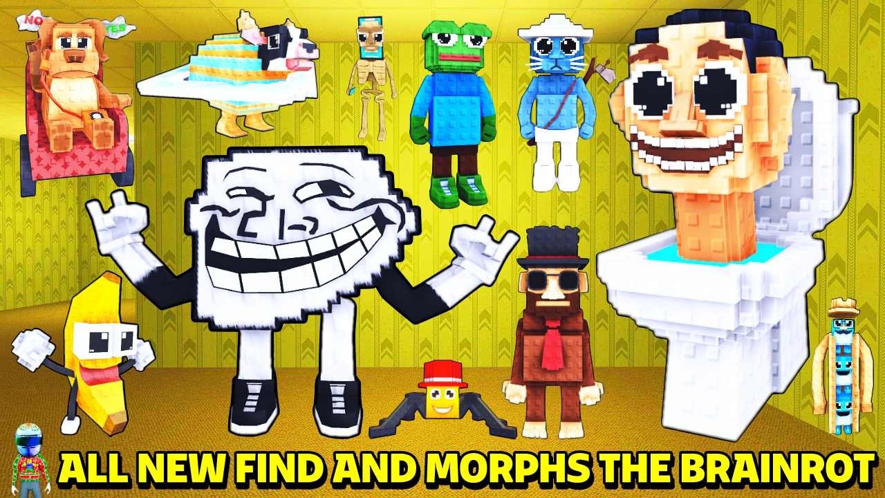 [ 75 ] How To Get ALL NEW 8 Brainrot Morphs in Find And Morph the Brainrot - Roblox
