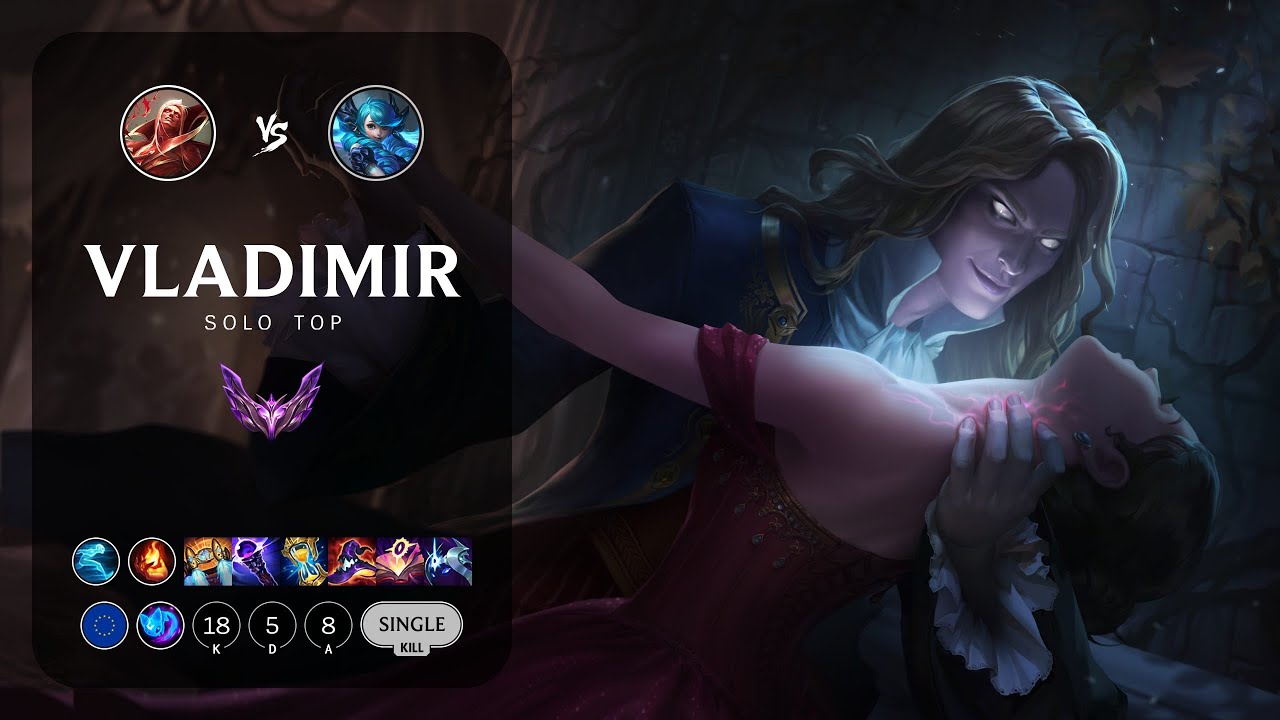 Vladimir Top vs Gwen - EUW Master Patch 13.23