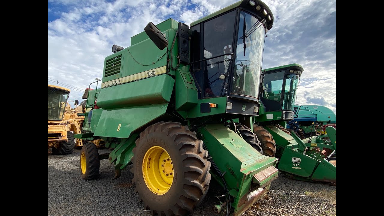 COLHEITADEIRA JOHN DEERE 1165, ANO 2004.
