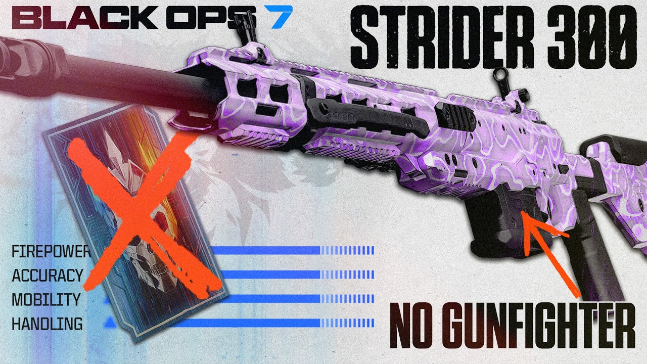 STOP USING GUNFIGHTER ON THE NEW SNIPER 🤯 - STRIDER 300 BUILD