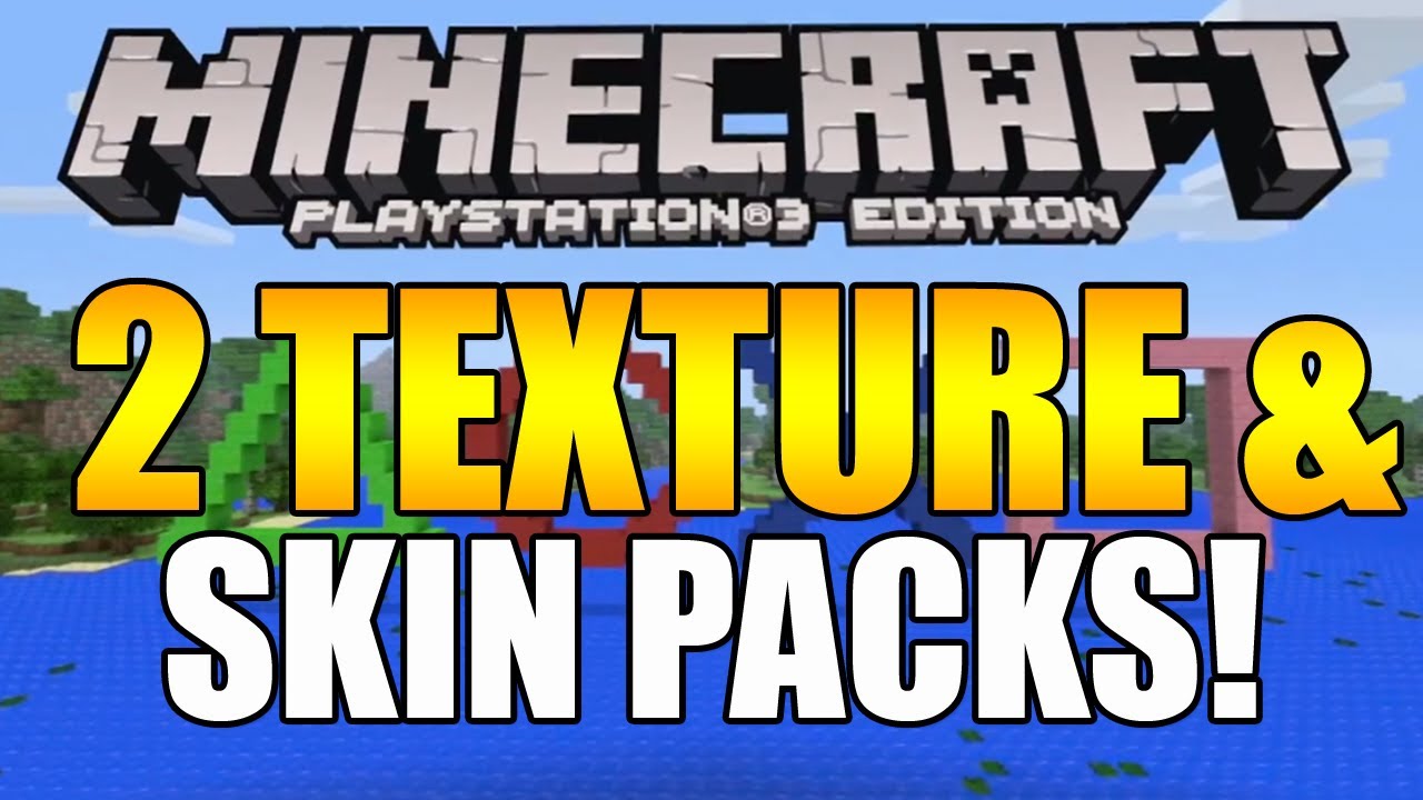 Minecraft PS3 (2) Texture Packs & (2) Skin Packs - Release Date + Screenshots!