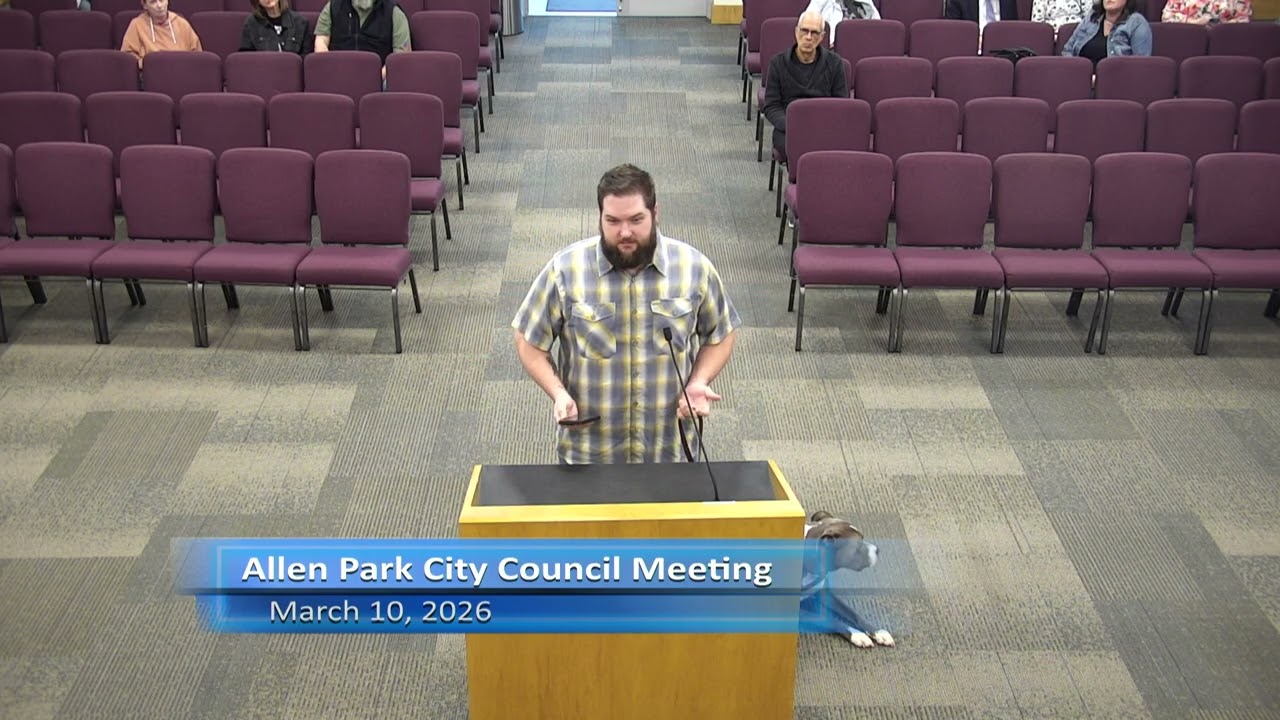 Allen Park City Council Meeting - March 10, 2026