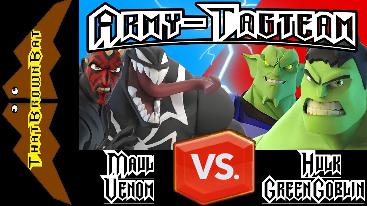 Battlefield Coruscant DarthMaul & Venom vs Hulk & GreenGoblin ToyBox Rumble EP089 #DisneyInfinity