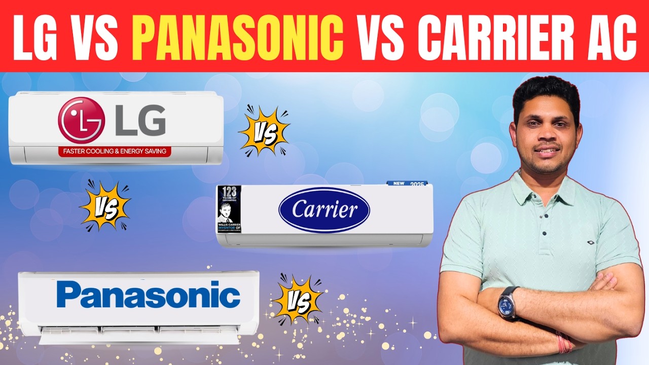 Best 1.5 Ton AC in India 2026 ⚡ LG vs Panasonic vs Carrier AC Comparison 2026⚡ Best AC in India 2026