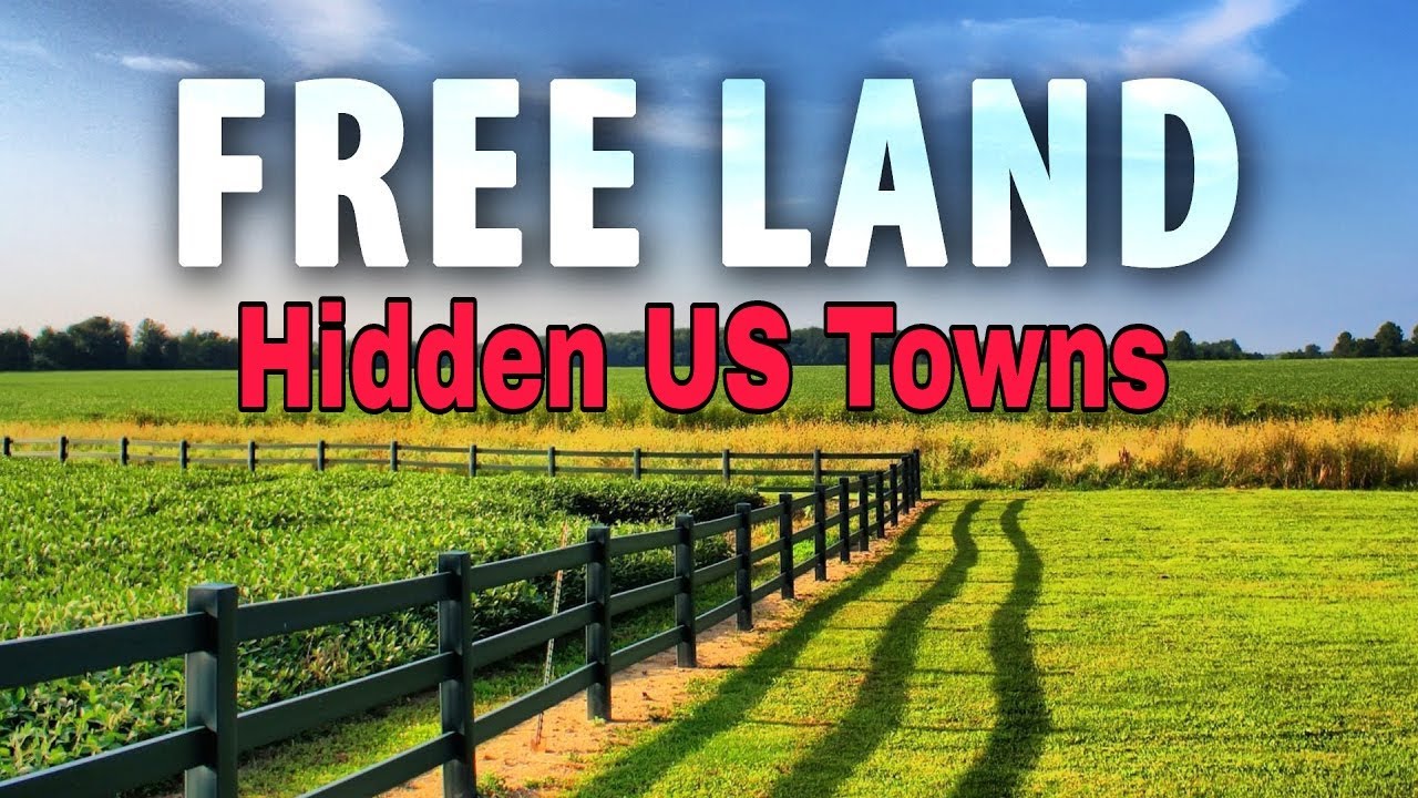 10 HIDDEN US TOWNS with FREE Land: REAL Opportunities Await!