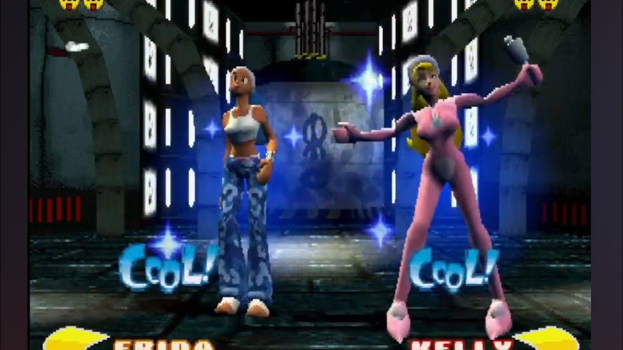 Bust a Groove Gas-O Stage Transition - Frida vs. Kelly