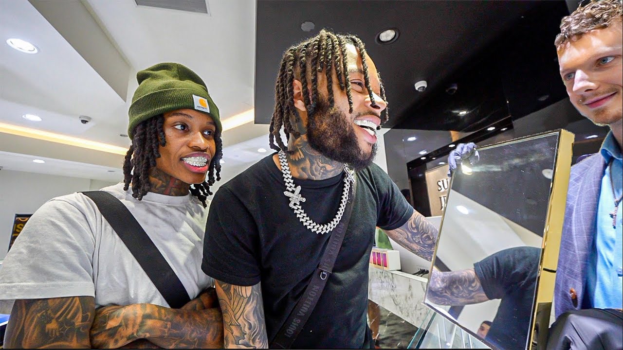 WE FINALLY GOT TO TRY ON OUR NEW GRILLZ..