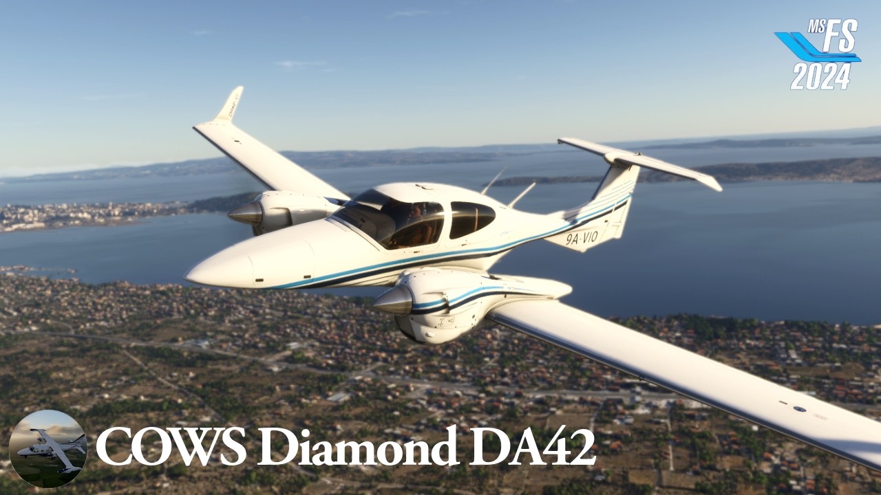 As good as the A2A planes? | COWS Diamond DA42 | MSFS 2024