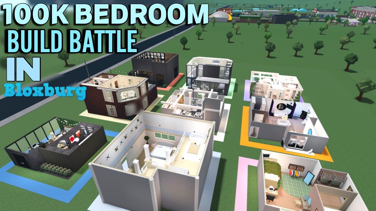 $100K BEDROOM BUILD BATTLE IN BLOXBURG