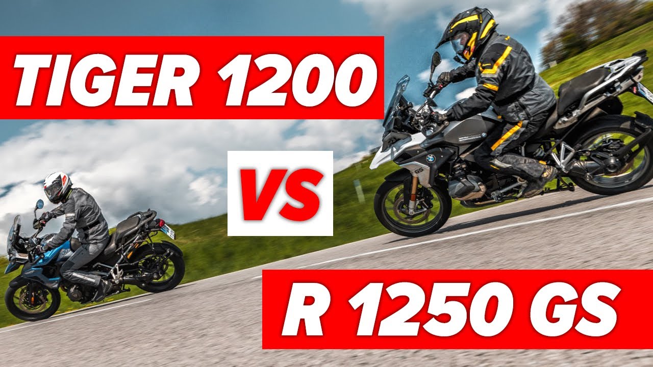 BMW R 1250 GS vs. Triumph Tiger 1200 2022 Shootout - best travel enduro review