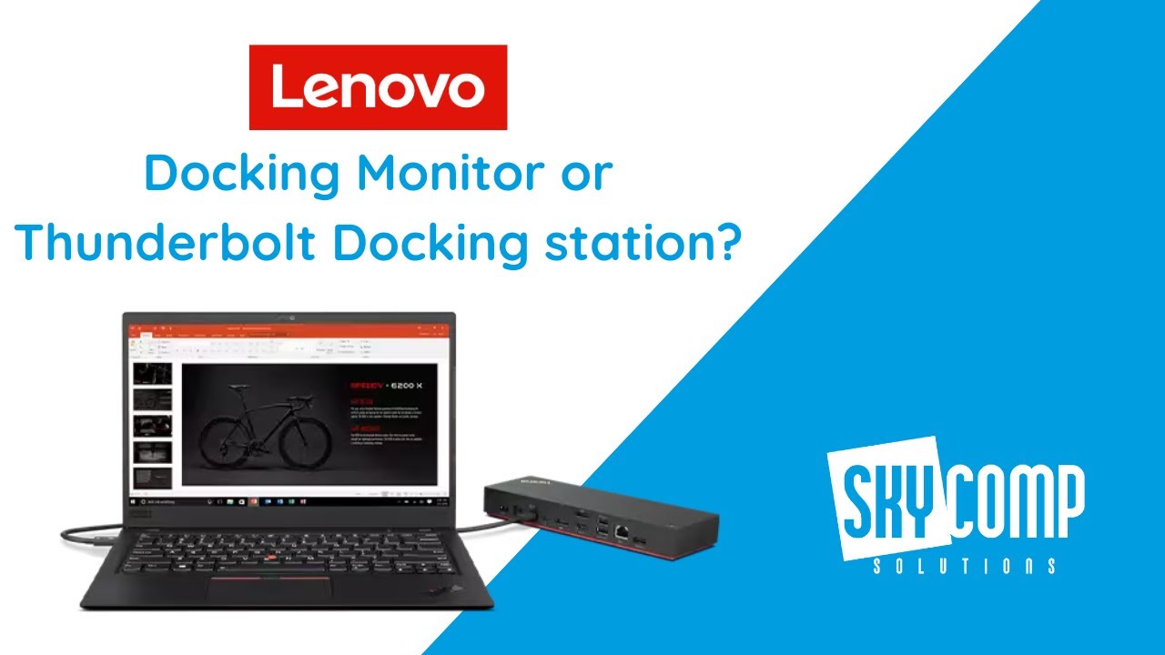 Docking Monitor or Thunderbolt Docking station? What's best for my Lenovo laptop?