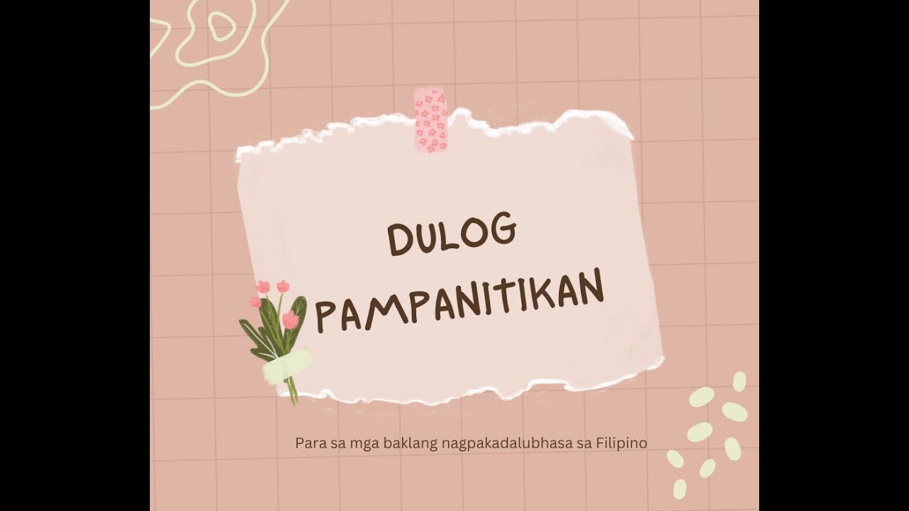 MGA DULOG PAMPANITIKAN - FILIPINO MAJORSHIP