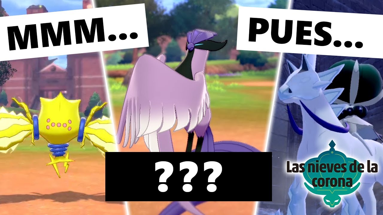 Los MEJORES y PEORES diseños de pokémon en LAS NIEVES DE LA CORONA (DLC) | EBaru