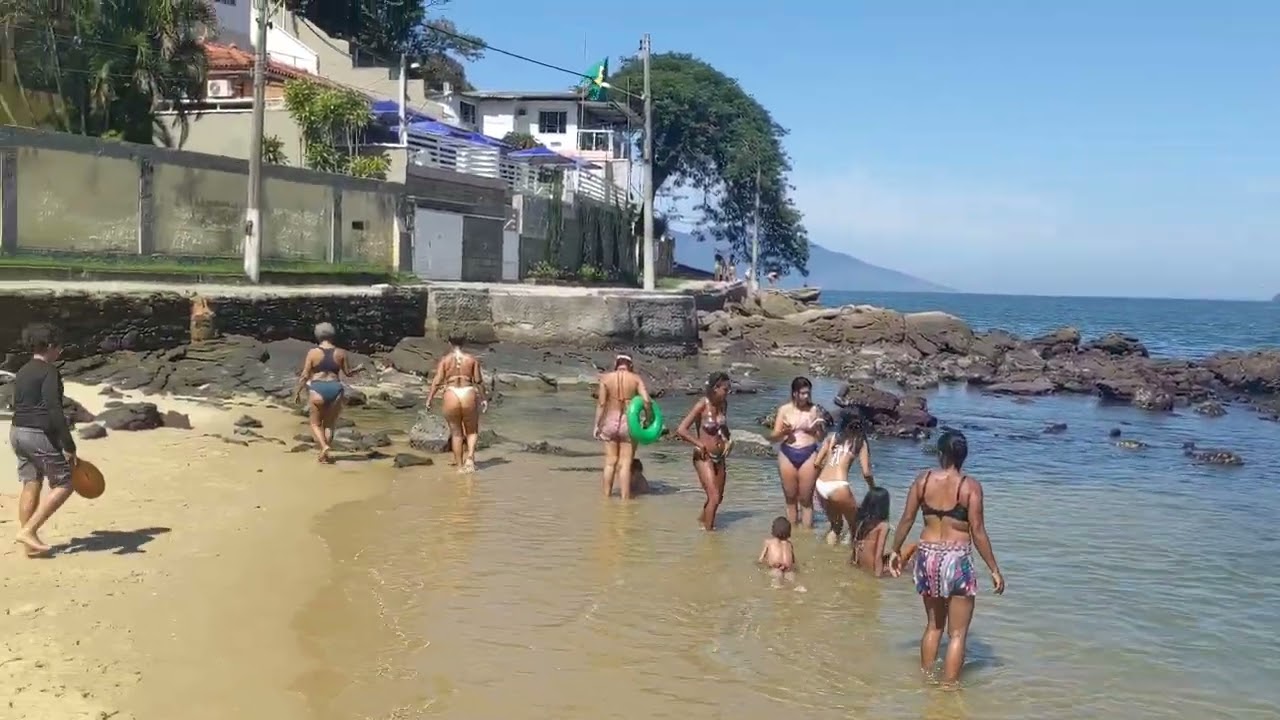 Praia de Ibicuí Mangaratiba RJ super limpa show