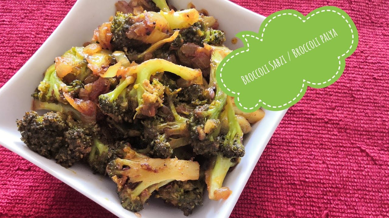 Simple Broccoli Sabzi for Roti and Chapati |  Broccoli Palya Recipe