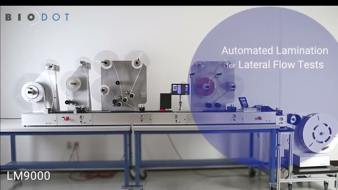 Automated Lamination for Lateral Flow Device Manufacturing