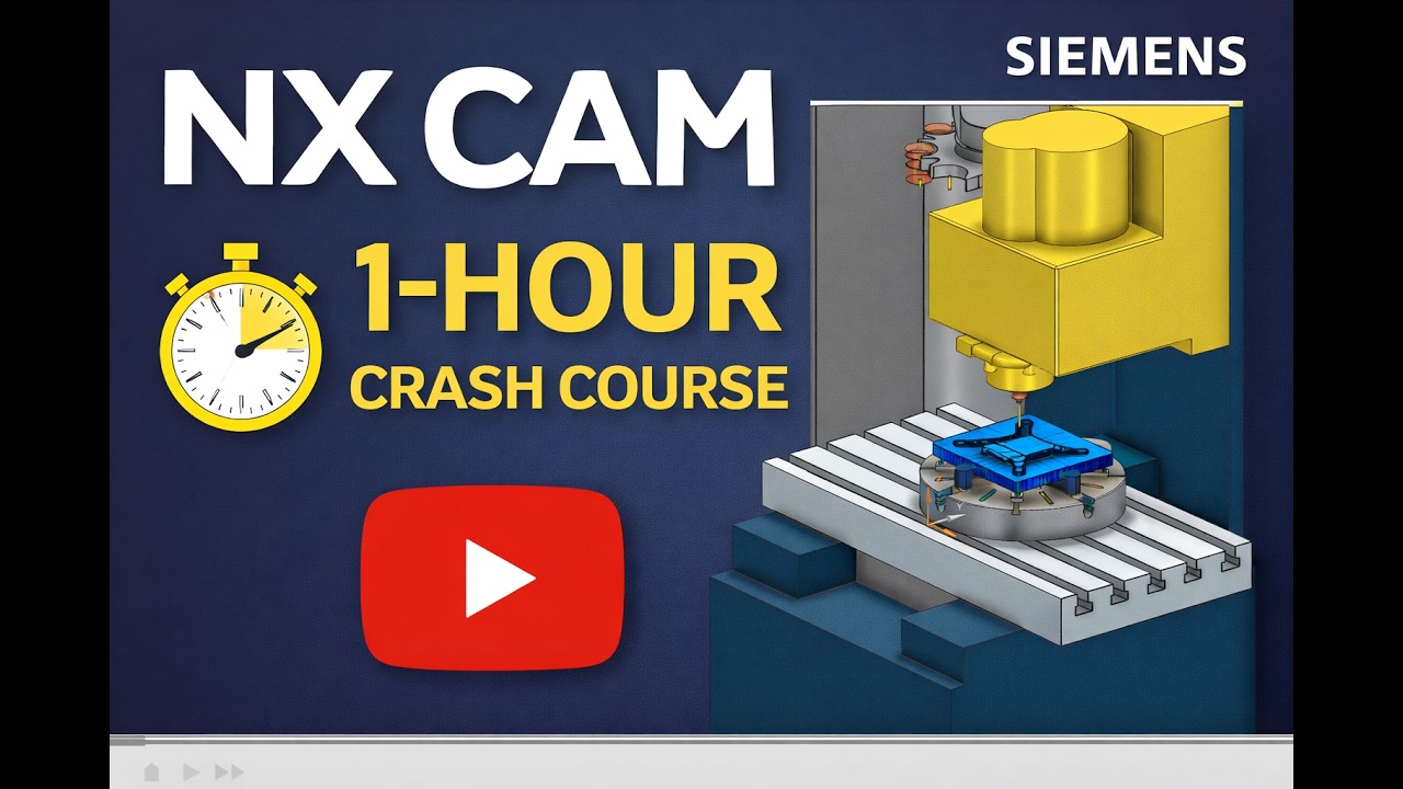 Экспресс-курс по NX CAM за 1 час 🔥 | От начинающего до продвинутого уровня (полный обучающий курс)