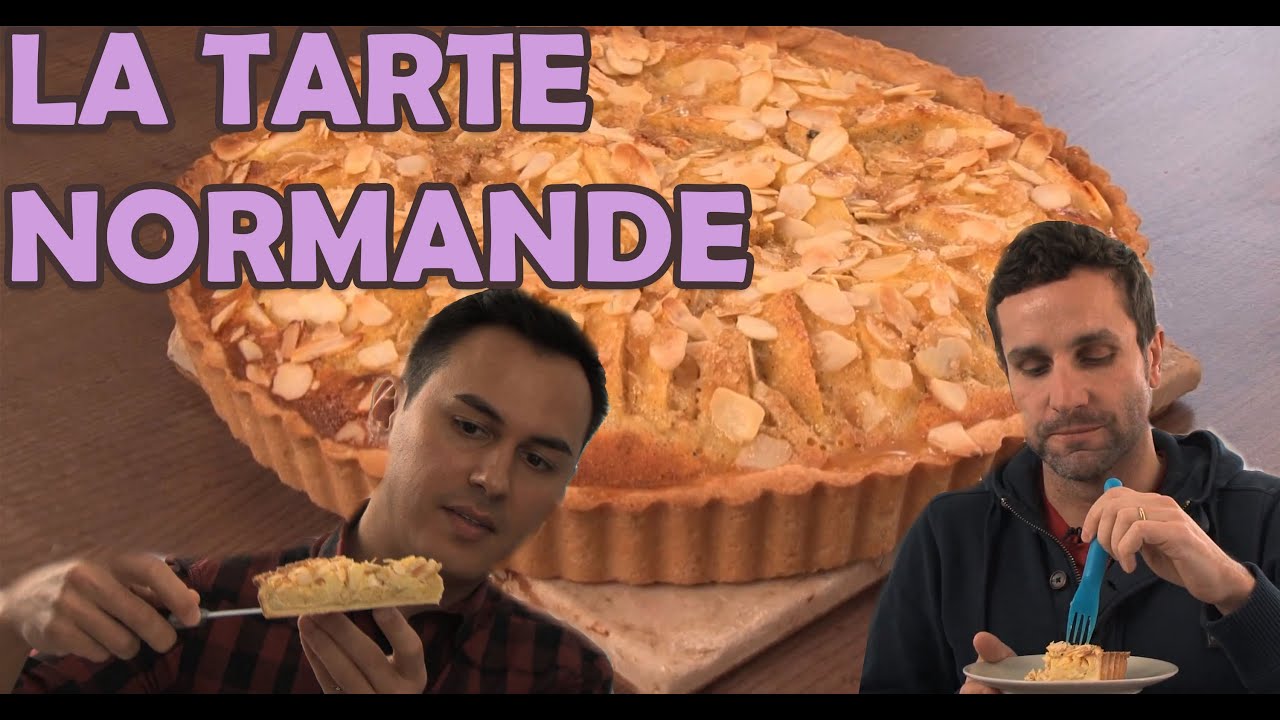 Hervé cuisine chez vous... Une tarte aux pommes normande