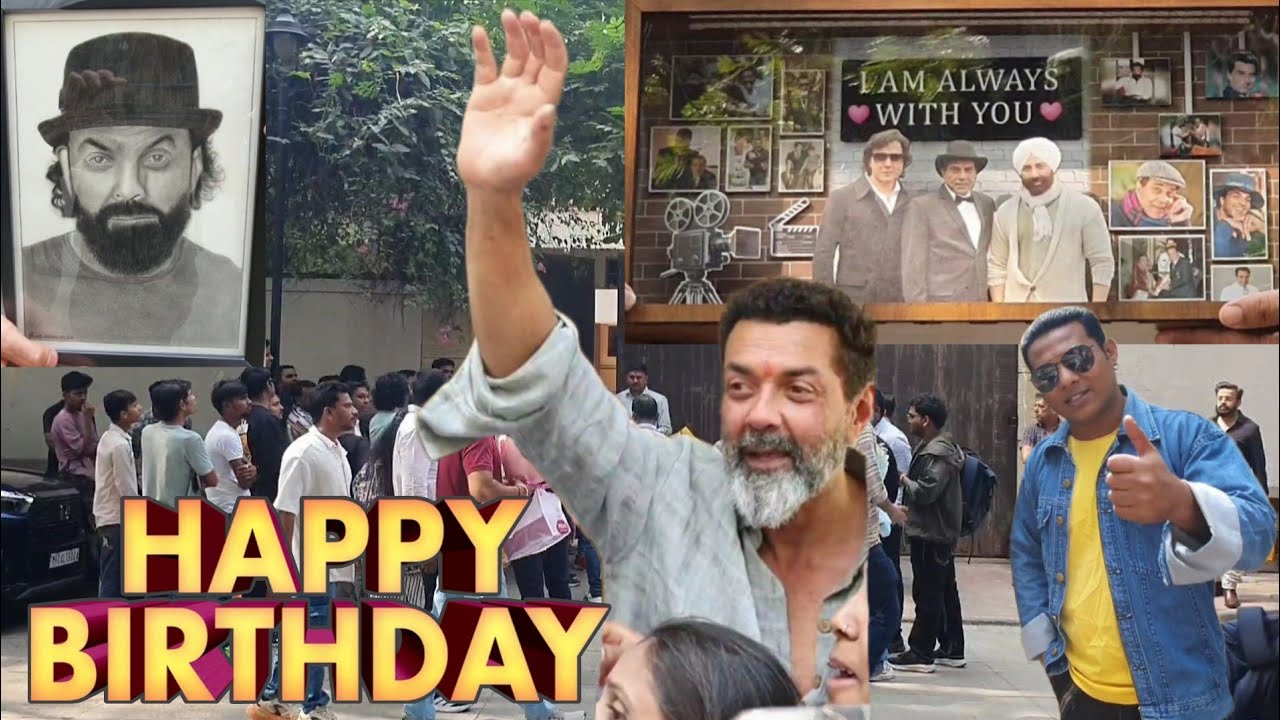 Bobby Deol 57th Birthday: Lord Bobby Meets Fans at His Residence!