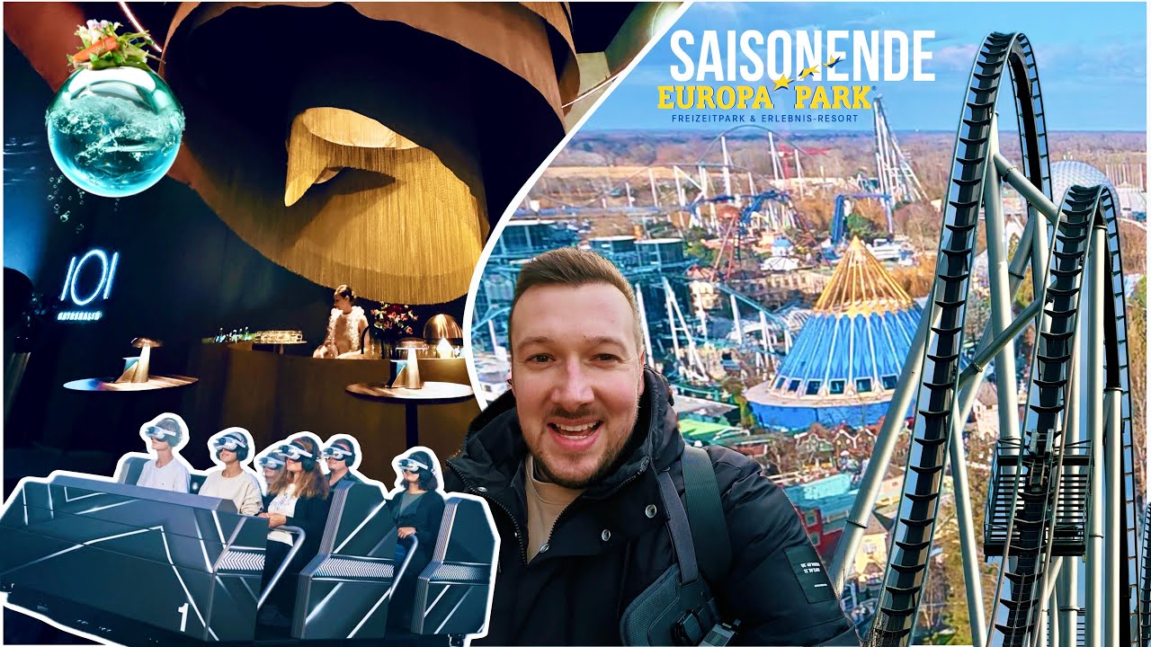 EUROPA-PARK SAISONSCHLUSS! Kleine NEUHEITEN, Eatrenalin und erster BESUCH 2025 |Parkfan95 Videoblog|