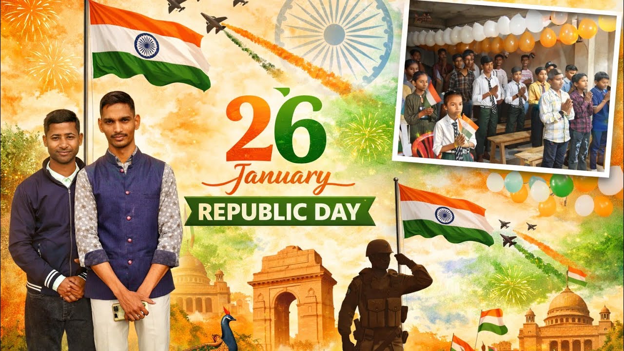 Happy Republic day 26 January 2026