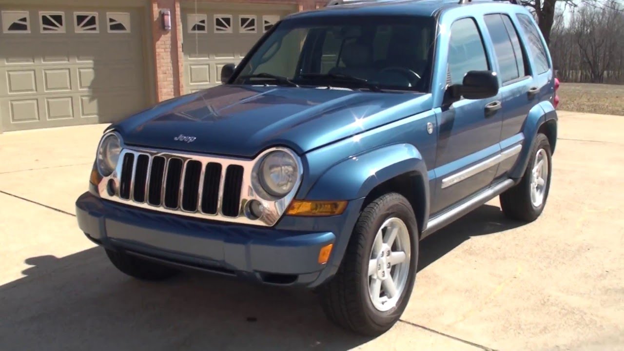 HD VIDEO 2006 JEEP LIBERTY LIMITED 4X4 BLUE USED FOR SALE INFO SEE WWW SUNSETMOTORS COM