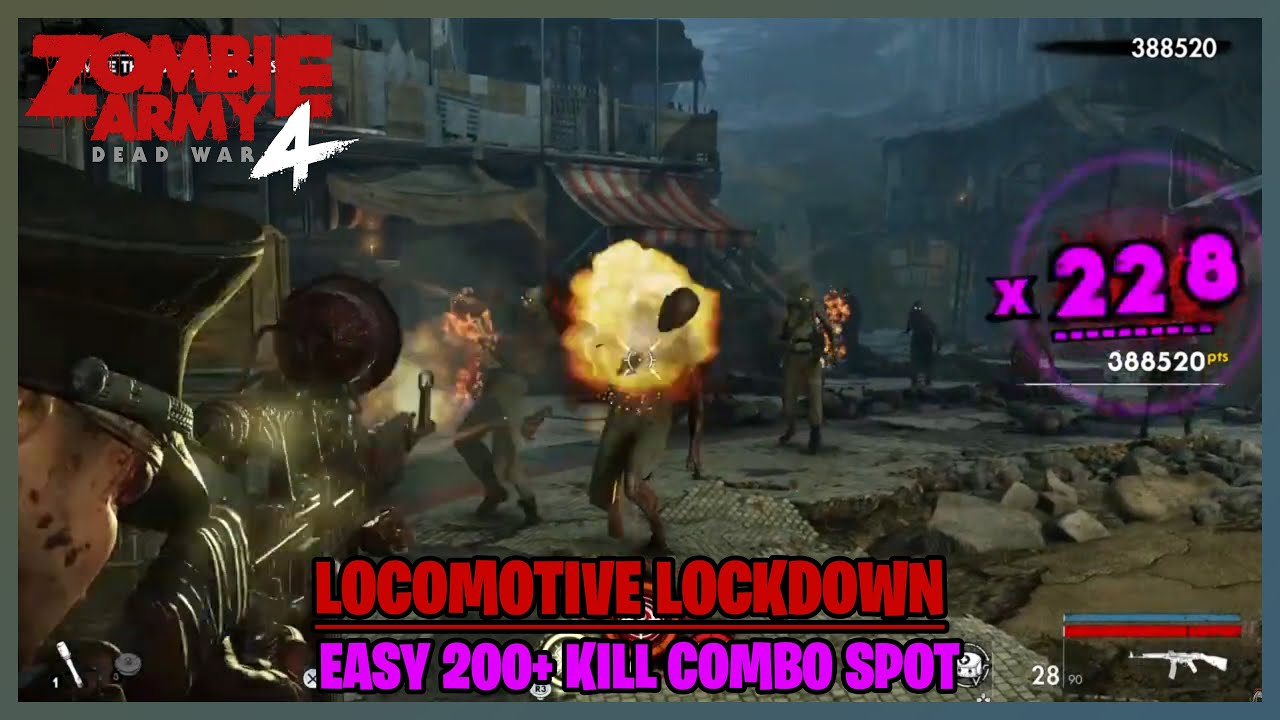 Zombie Army 4 | Easy 200+ Kill Combo Spot