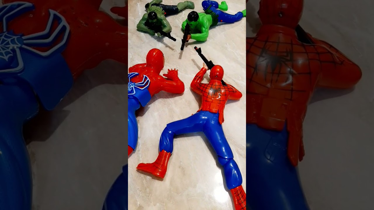 #spiderman vs #hulk #super #cool #soldiers #unlimited #viral #video #today #entertainment #show