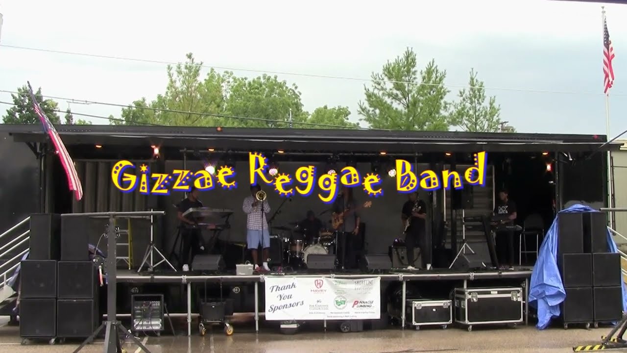 Gizzae Reggae Band at LakeApalooza 2022, Green Lake WI