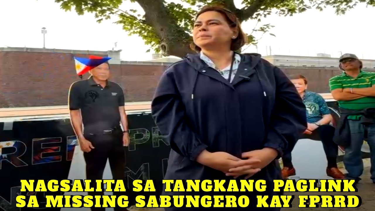 VP SARA PINARATING KAY FPRRD! MERON TANGKANG PAGLINK SA MlSSlNG SAB0NGERO CASE?!PAOLO TANTOCO REPORT