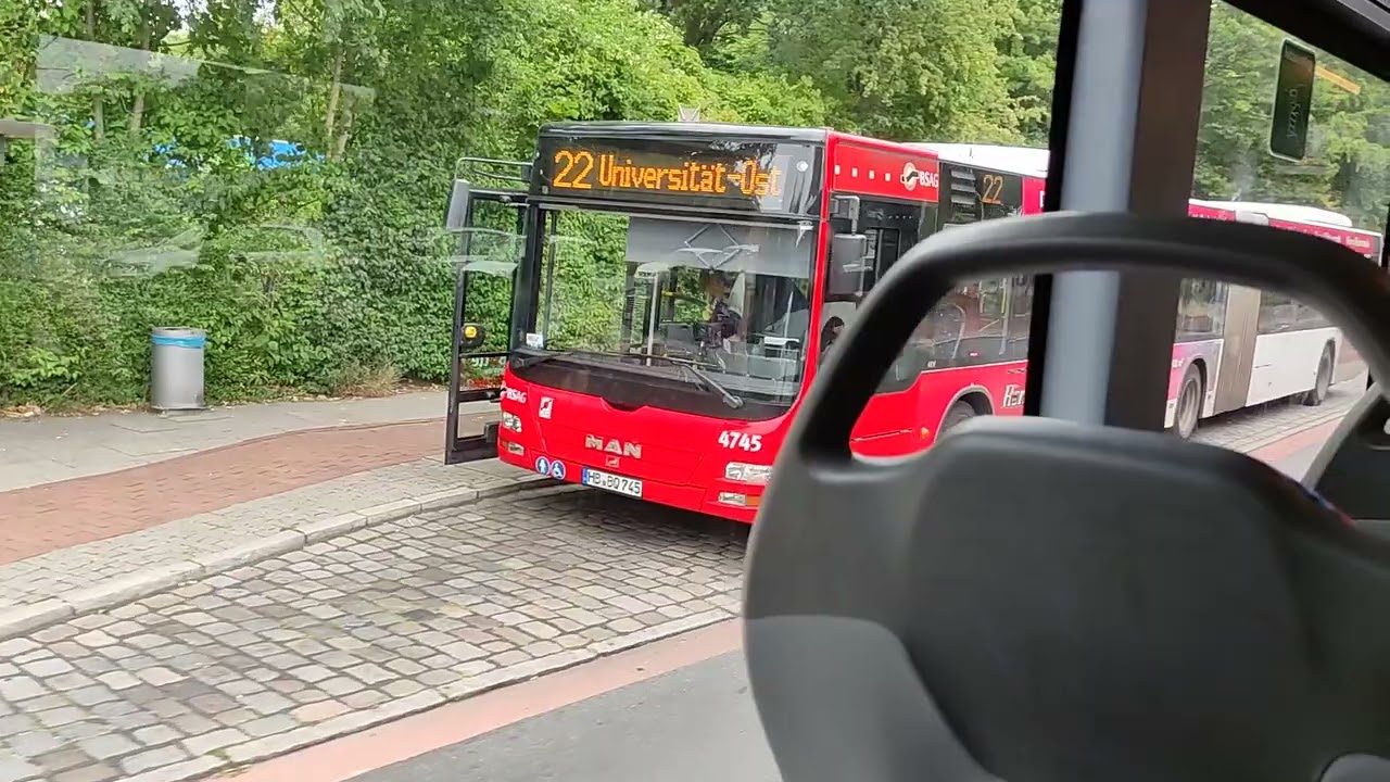 BSAG Bremen Mitfahrt Linie 52/29 (Neustadt über Kattenturm bis Sebaldsbrück/Hemelingen)