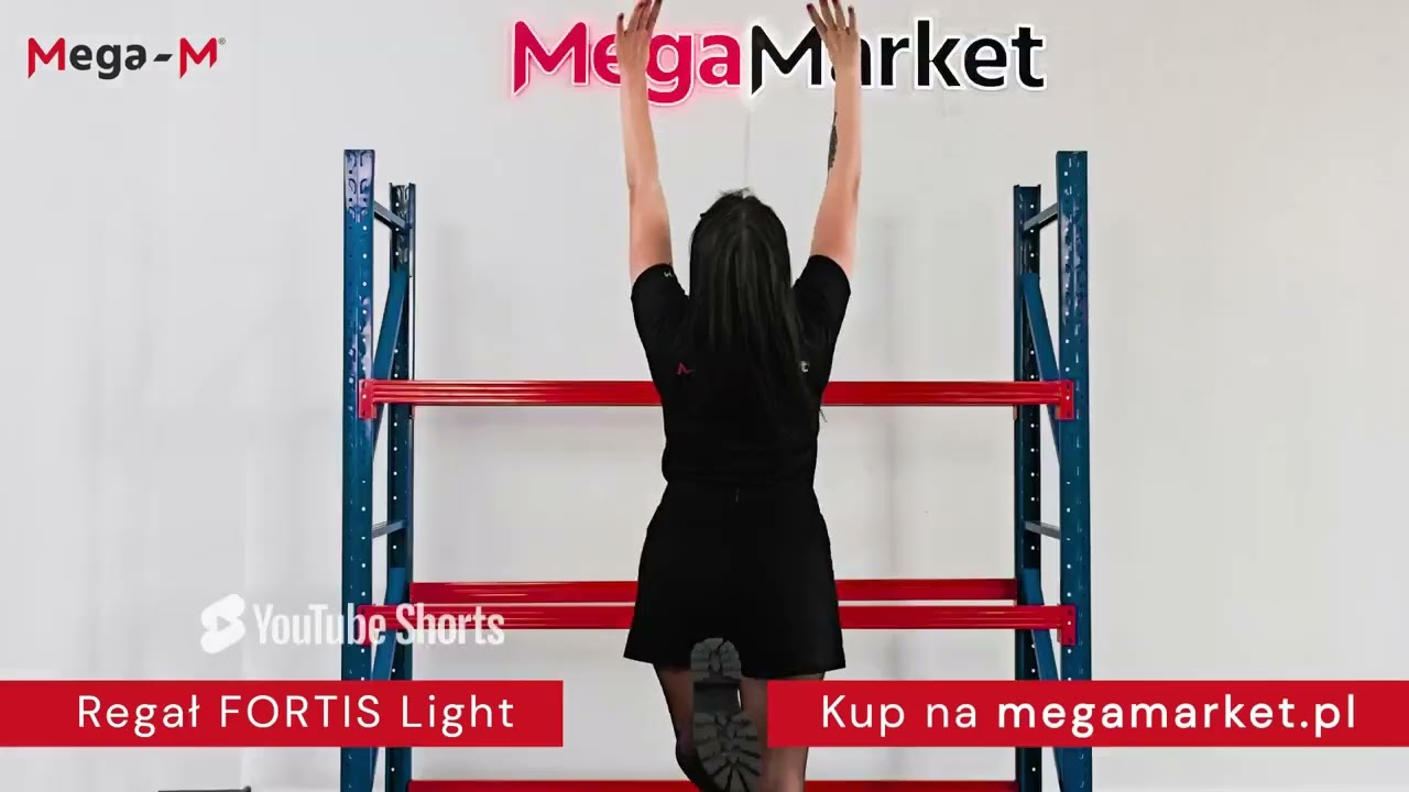 Regał metalowy magazynowy Mega-M FORTIS LIGHT
