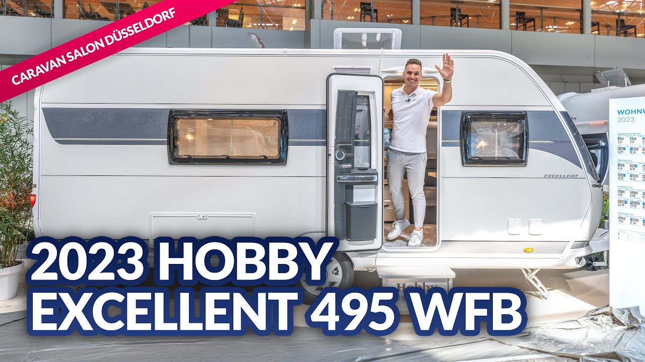 NEU: 2023 Hobby Excellent 495 WFB! | Caravan Salon Düsseldorf 2022 × Camperland Bong