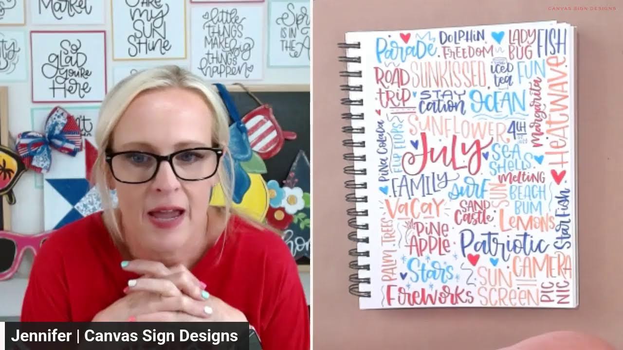 Hand Lettering Happy Hour