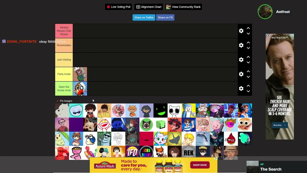 MInecraft Event Tier List W/ the goats | FireBreathMan | 2025-01-07