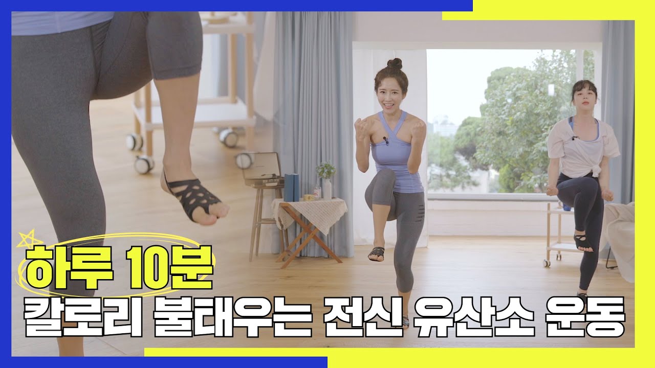 하루10분 칼로리 불태우는 전신 유산소 운동 [딩고PT] / 숨어있는 지방이들 확 태워버리자!!  /좁은 방에서도 가능한 운동
