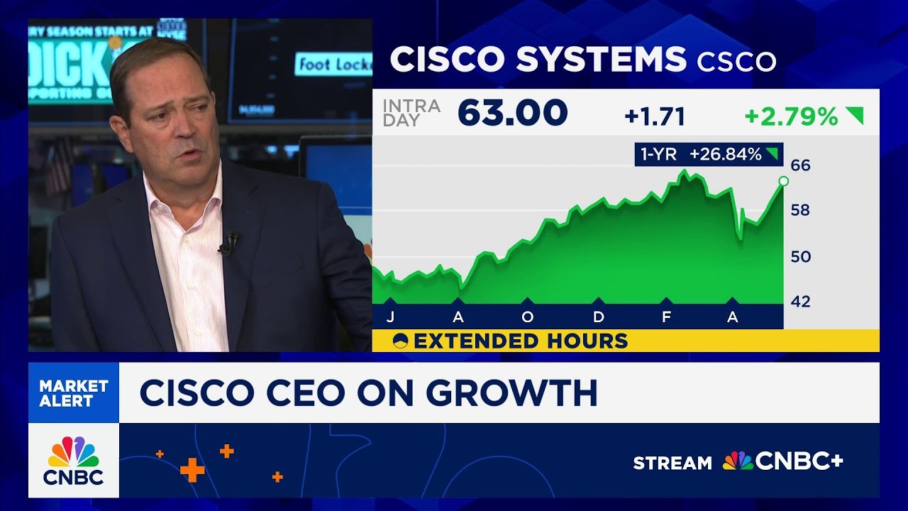 Cisco CEO on earnings: What we announce with HUMAIN could look like U.S. hyperscaler