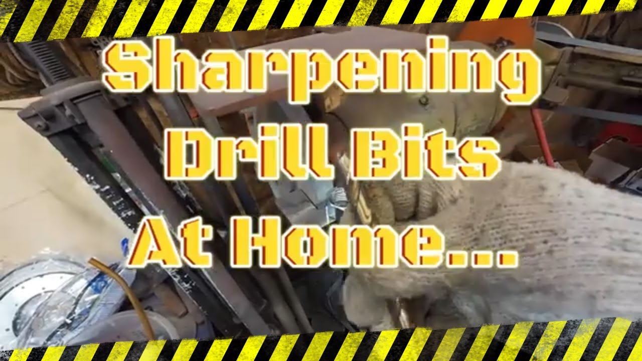 Sharpening Drill Bits At Home on a Bench Grinder