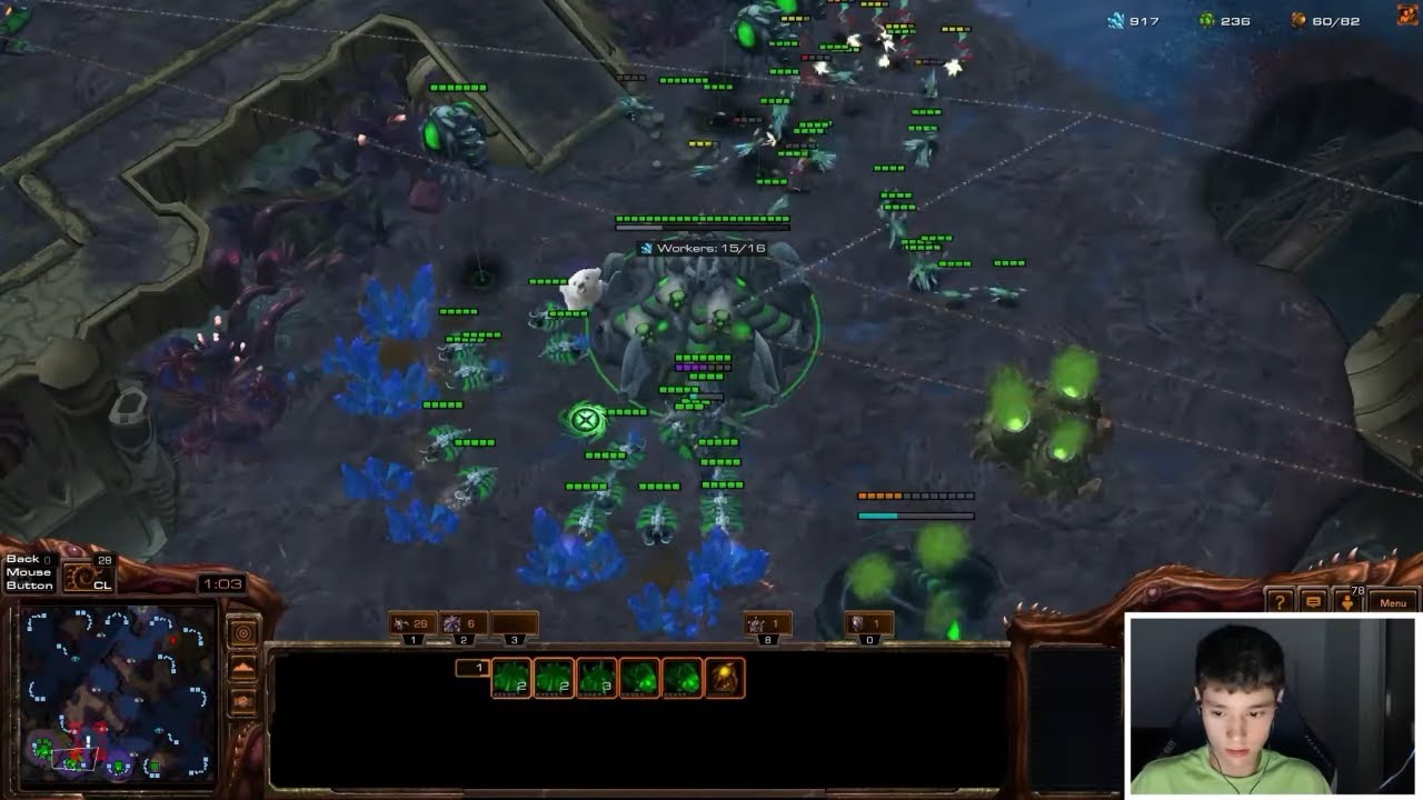 Clem Plays Zerg at 10X SPEED - [SC2 Highlights 2021]
