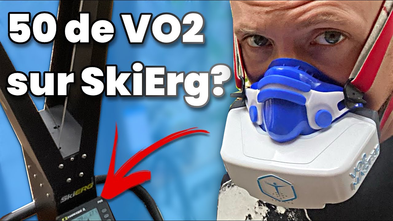Séance V02Max sur SkiErg: Analyse des Datas (VO2, Ventilation, Oxymétrie, FC)