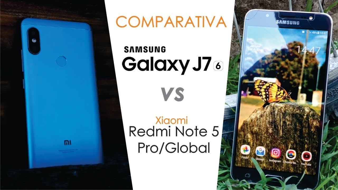 Xiaomi Redmi Note 5 vs GALAXY J7 2016 | COMPARATIVA