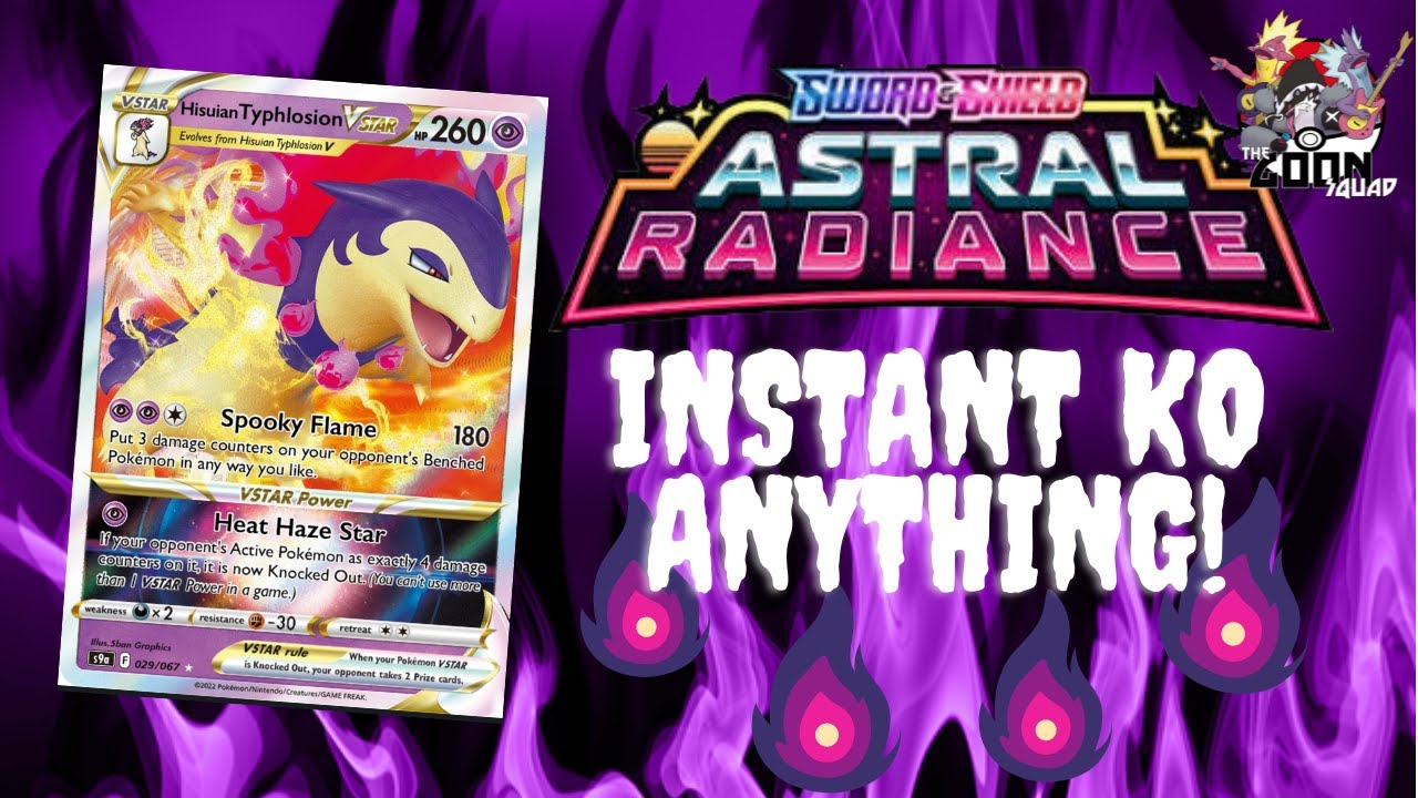 Typhlosion VSTAR gets Free Attacks & Knockouts!! (Astral Radiance Deck Profile)