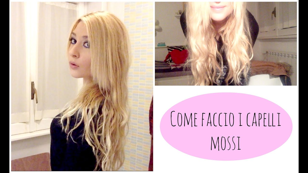 Capelli mossi SENZA CALORE - (Come faccio i capelli mossi)