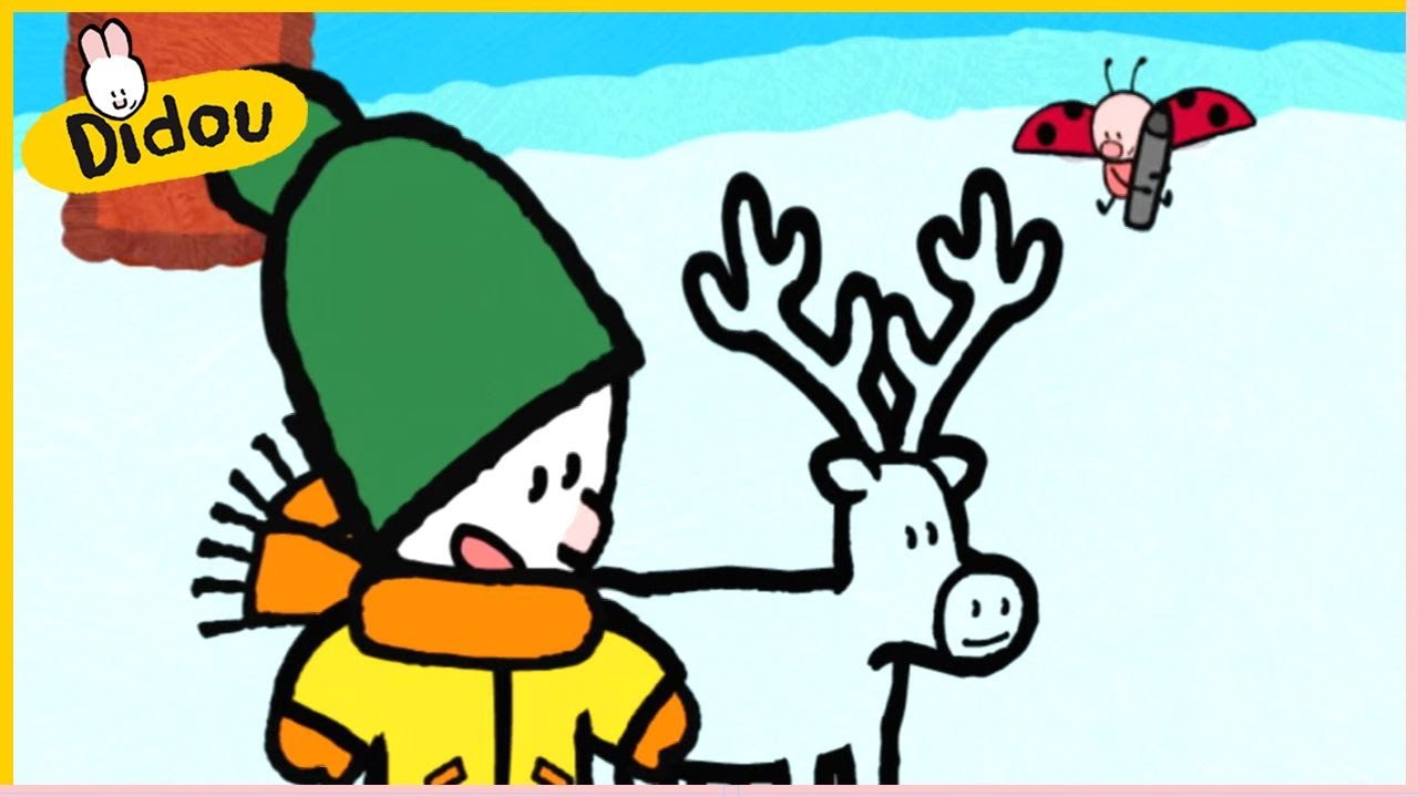 Didou, dessine-moi un renne | Didou construis-moi | Compilation de Noël 🎄🎅